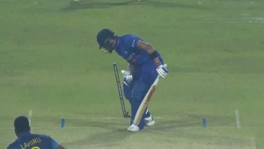 Virat Kohli Dismissal Video: Watch Star Batter Get Bowled by Lahiru Kumara in IND vs SL 2nd ODI 2023
