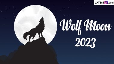 Full Wolf Moon 2023 Date and Time: Know Where and How To Watch and Capture the Perfect Image of the Moon, Why It Is Named So and Much More