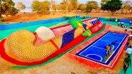 Men’s Hockey World Cup 2023: Sand Artist Sudarsan Pattnaik Makes World’s Longest Hockey Stick With 5000 Balls Ahead of Mega Tournament (See Pic and Video)