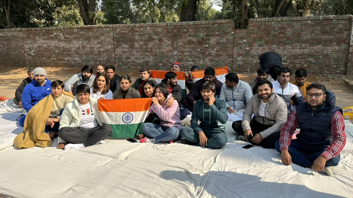 Sports News Wrestling Federation Of India Face Protests From Indian Wrestlers At Jantar Mantar