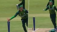 Zamina Tahir, Pakistan Bowler, Pulls Off &lsquo;Mankad&rsquo; Run Out During During ICC U19 Women&rsquo;s T20 World Cup 2023 Match (Watch Video)