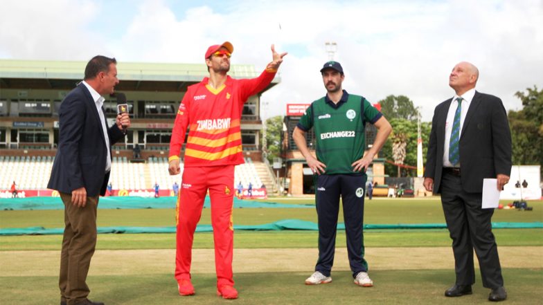 Zimbabwe vs Ireland Live Cricket Streaming Online of 1st ODI 2023: Get Free Telecast Details of ZIM vs IRE Cricket Match