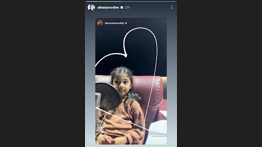 Allu Arjun Cheers For Daughter Arha As She Begins Dubbing For Samantha Ruth Prabhu's Shaakuntalam (View Pic)