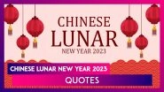 Chinese Lunar New Year 2023 Quotes, Messages and Sayings To Greet Your Friends and Family
