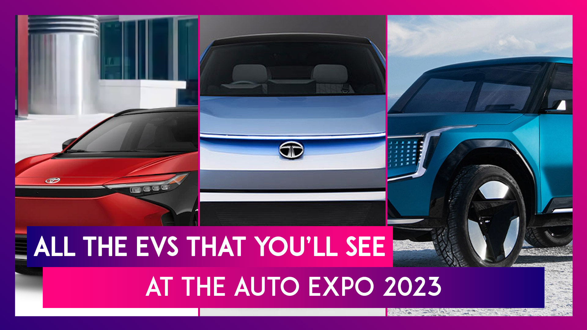 Auto Expo 2023: Comprehensive Look At All The Important Electric Vehicles Expected