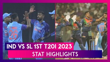 IND vs SL 1st T20I 2023 Stat Highlights: Young India Have Winning Start