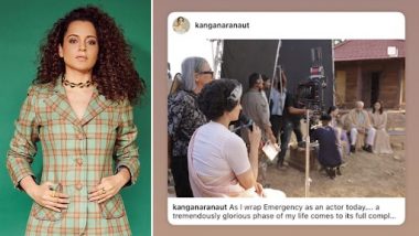 Emergency: Kangana Ranaut Shares BTS Pictures From Sets, Reveals She Mortgaged All Her Properties to Make the Film