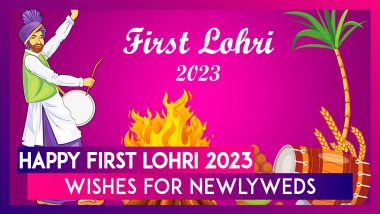 Happy First Lohri 2023 Wishes for Newlyweds: Images and Quotes To Celebrate Punjab’s Folk Festival