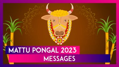 Mattu Pongal 2023 Messages, Greetings & Images: Celebrate the Festive Day Dedicated to Cattle