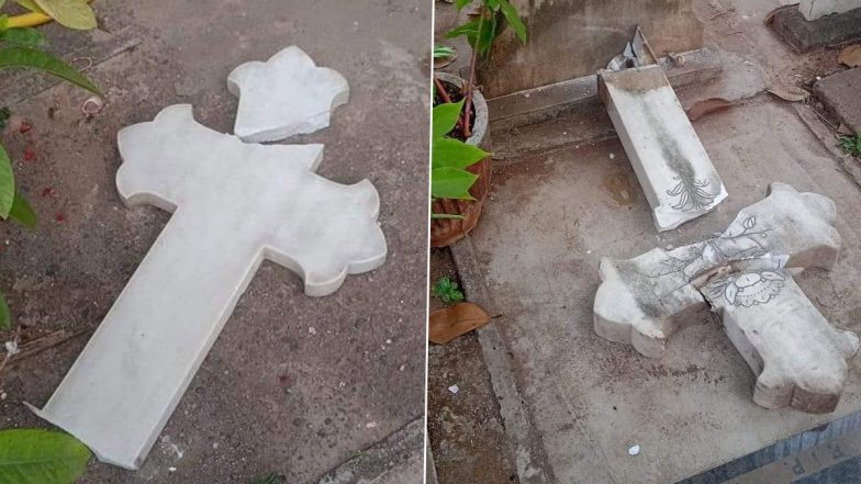 Mumbai Shocker: Man Vandalises 18 Crosses in Graveyard of the 489-Year-Old St Michael’s Church; Police Promises of Legal Action