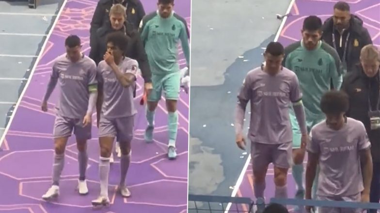 'Messi, Messi' Spectators Taunt Cristiano Ronaldo After Al-Nassr’s Defeat to Al-Ittihad in Saudi Super Cup (Watch Video)