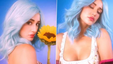 Disha Patani Shares Hot Aesthetically Pleasing Photos in Blue Wig and Vintage Corset Top (View Pics)