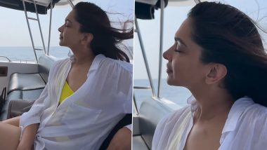 Deepika Padukone Enjoys the Breeze on a Boat During Her Vacation! Pathaan Actress Thanks Fans for Birthday Wishes
