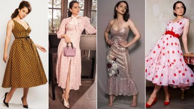 Kangana Ranaut's Midi Dresses That Are Hitting All the Right Chords