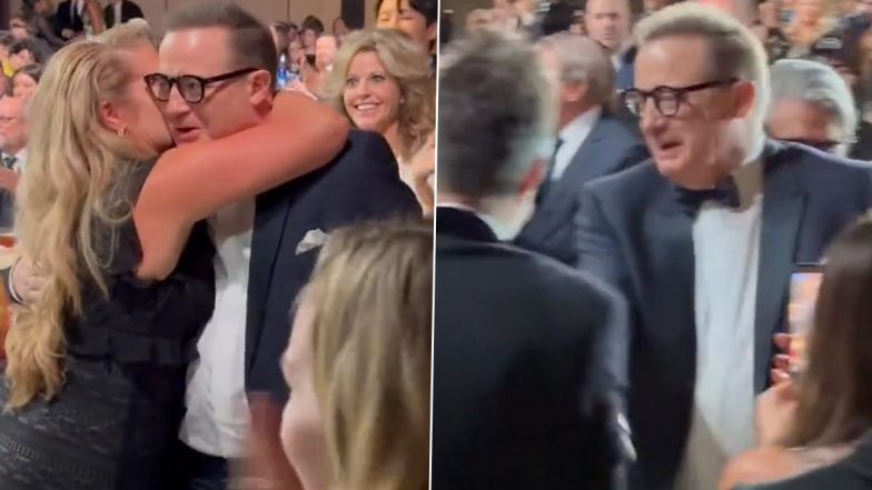 Critics Choice Awards 2023: Brendan Fraser Wins Best Actor for The Whale; Watch Video of Actor Reacting to His Win