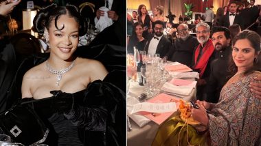 Golden Globe Awards 2023: Did Rihanna Stop by the RRR Table or Walk Past? Netizens Wonder if She Congratulated the Winners of Best Original Song