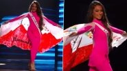 Miss Universe 2022: Bahrain's Evlin Abdullah-Khalifa Makes Bold Statement With Pink Burkini in Swimsuit Round of 71st Miss Universe; Watch Video