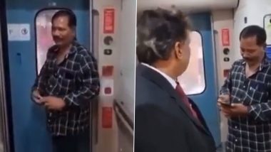 Viral Video: Man Barges In Hyderabad-Vizag Vande Bharat Express for Selfie, Gets Stuck Till Vijaywada