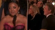Golden Globe Awards 2023: Quinta Brunson Cuts Off her Own Award Acceptance Speech After Seeing Brad Pitt in the Audience, Says 'Hey, Brad Pitt!' (Watch Video)