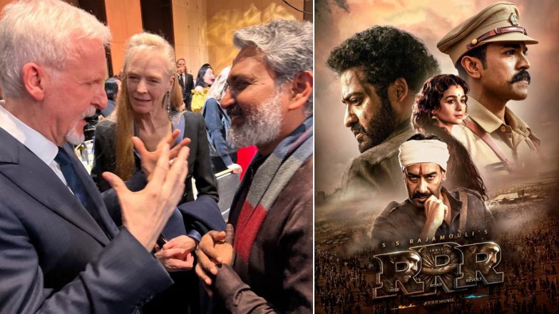 RRR: James Cameron Shares High Praise for SS Rajamouli's Epic, Director States the 'Avatar' Filmmaker Spent '10 Minutes' Analysing the Film With Him