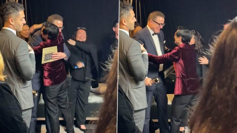 Ke Huy Quan Running Over to Congratulate Brendan Fraser on His Award Win at the Critics Choice Awards 2023 Will Leave a Huge Smile on Your Face (Watch Video)