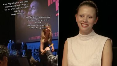 Mia Goth Runs to a Fan to Grab His Screenplay Post a Screening of 'Infinity Pool' in This Wholesome TikTok (Watch Video)