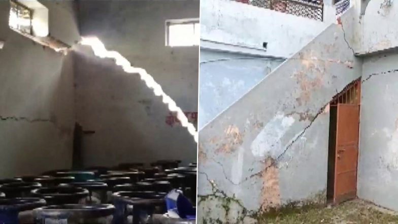 Uttarakhand: Cracks Appear on Houses and Buildings in Chamba Town (See Pics)