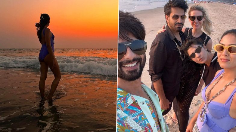 Mira Rajput Stuns in a Blue Swimsuit As She Chills With Hubby Shahid Kapoor and Friends by the Beach During Their New Year Getaway (View Pics)