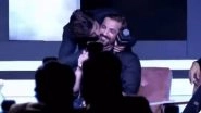 Pathaan Bromance: Shah Rukh Khan Plants Kiss on John Abraham's Cheek at the Success Meet