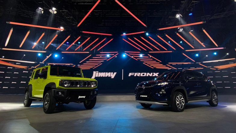 Auto Expo 2023: Maruti Suzuki Unveils 5-Door Jimny and FRONX SUVs; See Pics and Videos To Know Details