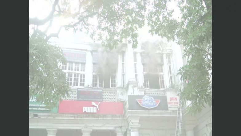 Delhi Fire: Massive Blaze Erupts at Sun City Hotel in Connaught Place, No Casualty Reported (Watch Video)