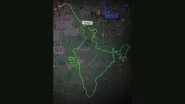 Gaurav Taneja, YouTuber and Pilot, Draws India Map in Sky on Republic Day as Part of 'Aasman Mein Bharat&rsquo; Mission