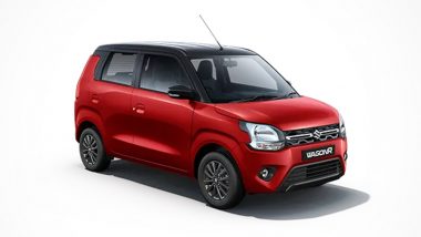 WagonR Flex Fuel Version Showcased by Maruti Suzuki at Auto Expo 2023; Find Mechanical Update and Expected Launch Date Details Here