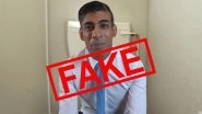Did Rishi Sunak Deliver Video Message on New Year 2023 From Toilet? Edited Footage of UK Prime Minister With Flush Tank in Background Goes Viral