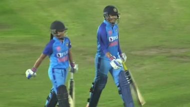 Amanjot Kaur Shines On Debut; India Women Register a 27-Run Victory Over South Africa Women in 1st T20I of Tri Series 2023