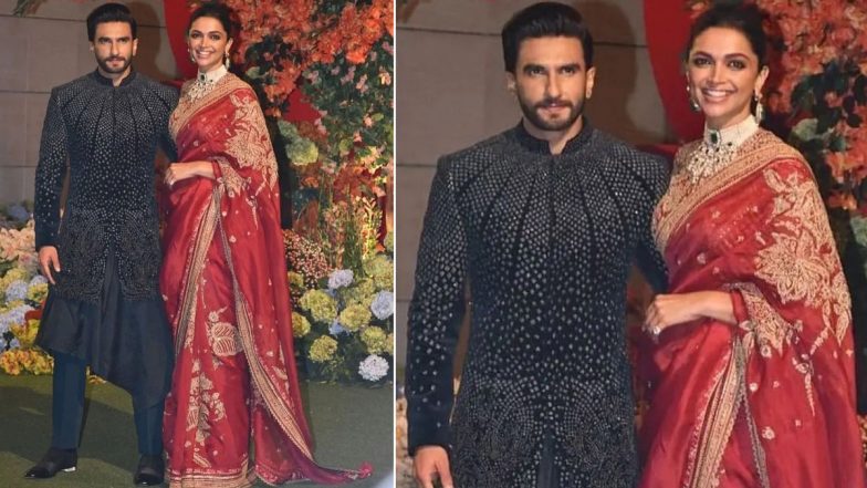 Deepika Padukone's Saree from Anant Ambani - Radhika Merchant's Gol ...