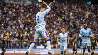 Cristiano Ronaldo Shares Pictures After Scoring A Brace Against Lionel Messi's PSG; Riyadh All-Star XI Suffer 5-4 loss (See Pictures)