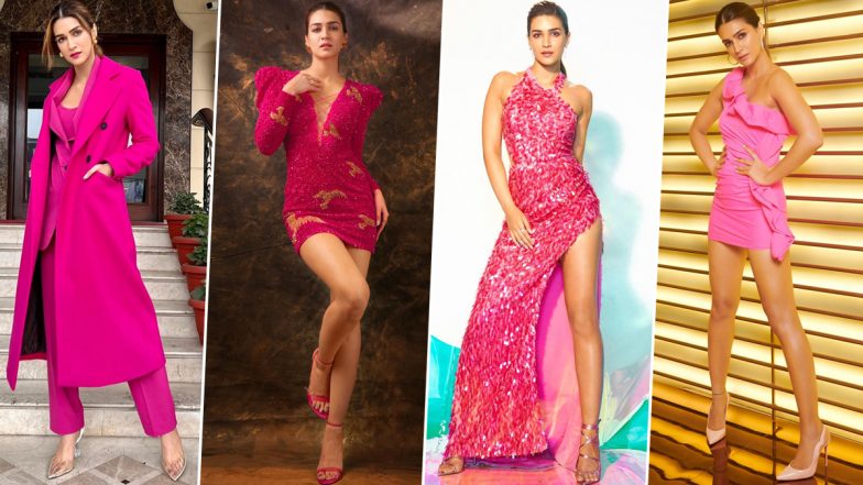 5 Pink Outfits From Kriti Sanon's Wardrobe That Are Every Girl's ...