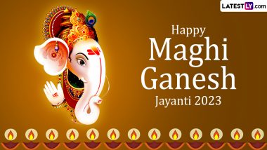 Ganesh Jayanti 2023 Wishes and Greetings: WhatsApp Messages, Lord Ganpati Images, HD Wallpapers and SMS To Share on Magha Shukla Chaturthi