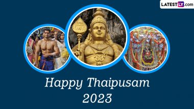 Thaipusam 2023 Wishes and Greetings: Share WhatsApp Messages, Thaipooyam Mahotsavam Images, HD Wallpapers and SMS for Family and Friends