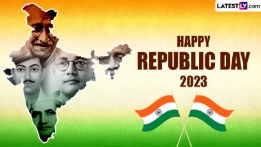 Republic Day 2023 Wishes and Greetings: WhatsApp Messages, Gantantra Diwas Images, HD Wallpapers, GIFs and SMS To Celebrate the National Festival in India