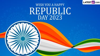 Happy Republic Day 2023 Messages: Share Greetings, Gantantra Diwas Wishes, Images, HD Wallpapers and SMS With Family And Friends