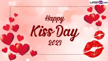 Happy Kiss Day 2023 Images & HD Wallpapers for Free Download Online: Celebrate Kiss Day With WhatsApp Messages, Quotes, Greetings To Celebrate Sexy, Romantic Day