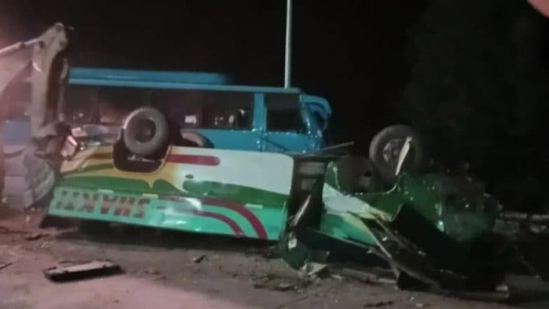 Death toll Mounts to 15 After Truck Rams Into Two Buses in Sidhi Road