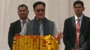 Kiren Rijiju Takes Swipe at Supreme Court, Says &lsquo;Nobody Can Warn Anyone, Public is the Master&rsquo; (Watch Video)