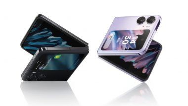 OPPO Find N2 Flip Flagship Foldable Phone Launched in India Starting at Rs 89,999; Find Other Key Details Here