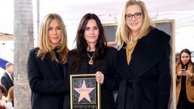 Friends Reunion: Jennifer Aniston, Lisa Kudrow Get Emotional at Courteney Cox's Hollywood Walk of Fame Ceremony (View Pics)