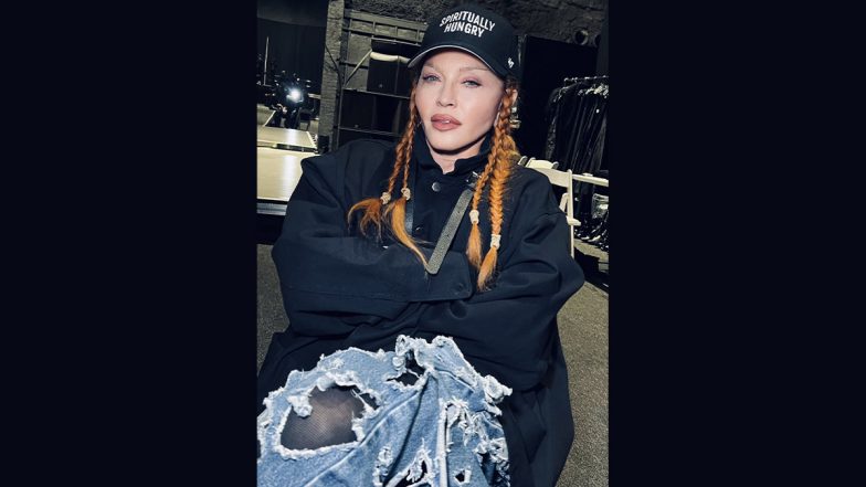 Madonna Shares New Photo, Jokes About ‘Swelling From Surgery’ After Receiving Grammys Criticism for Her Appearance (View Pic)