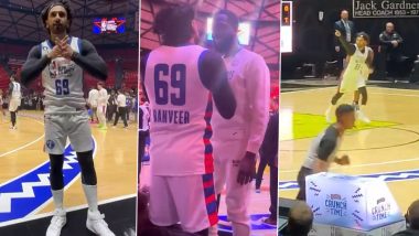 NBA All Star 2023: Twitterati Melts After Seeing Ranveer Singh Playing at the All Celebrity Game in Salt Lake City (Watch Videos)