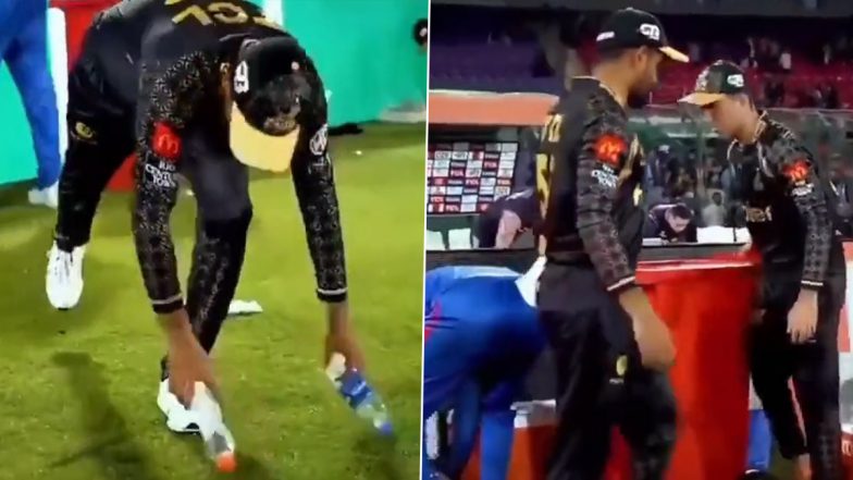 Babar Azam, Andrew Tye and Others Clean up Litter Near Dugout After Peshawar Zalmi vs Karachi Kings Match in PSL 2023, Video Goes Viral